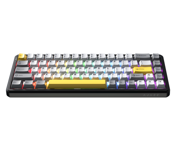 Ajazz AK680 MAX (8+8K) Magnetic Switch Black Gray Yellow RGB - 1536359 - zdjęcie 5